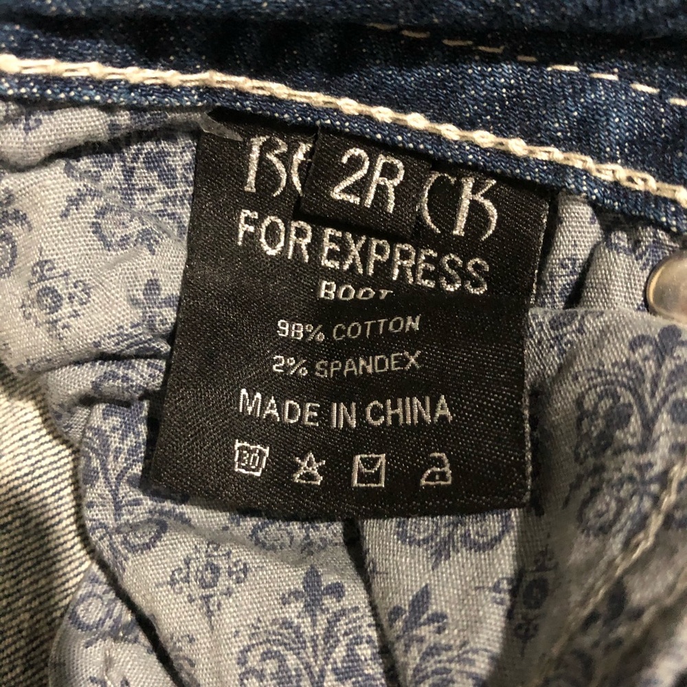 Express Rerock Boot Cut Jeans - Picture 3 of 3